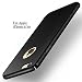 Wow Imagine All Sides Protection "360 Degree" Sleek Rubberised Matte Hard Case Back Cover For Apple Iphone 6 / 6S (4.7 Inch Screen) - Pitch Black RS.299.00
