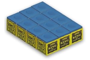 Billard Kreide Triangle Fibre Triangle blau 12 Stück