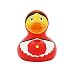 Produktbild Quietscheente Babuschka Ente, Rot, Gummiente, Quietscheentchen, Badeente, Quietsch Ente, Sammelfigur, Gummi Bade Spielzeug, LiLaLu, 1950