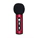 Price comparison product image Tomson Wireless Microphone ,Car FM Karaoke Microphone, Handheld Microphone Player Cellphone Mic for Music Playing Singing at Home KTV Party Travel Outdoor, Adapt to Apple iPhone Android Smart Phone PC(Red)