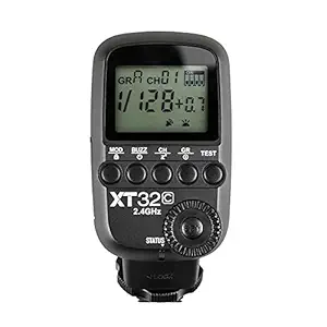 Homgeel XT32C Wireless Power-Control Flash Trigger Transmitter Built-in 2.4G Wireless X System 1/8000s High-Speed Sync for Cameras