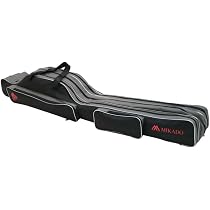 Étui Rigide Pour Canne à Pêche 3 Compartiments - 140cm - Avec Pieds Support - Protection Maximale
