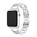 Produktbild Bainuojia Apple Watch Armband 42mm, Edelstahl Replacement Wrist Strap Band Uhrenarmband Schlaufe Smart Watch Armbänder mit Metallschließe für Apple Watch 42mm Series 3/2 / 1 (Silber)