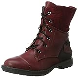  s.Oliver Mädchen 45201 Combat Boots, Rot (Dark Red), 33 EU
