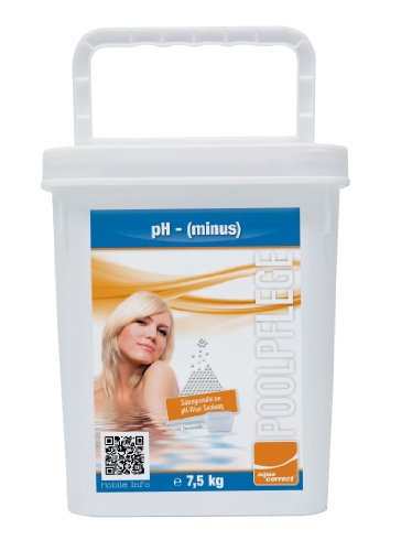 Steinbach Poolchemie pH Minus Granulat, Aquacorrect, 7,5 kg