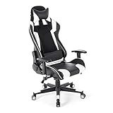 Gkjhkjhty Chaise de Bureau Bureau Gaming Cafe Racing Chair Fauteuil inclinable en Cuir Ergonomique Position allongée à 180 °