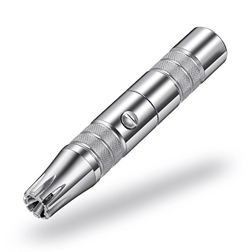 Chooling Manual Nose & Ear Hair Trimmer - Perfect Stainless Steel Nose Hair Remover (No Batteries Required) for Men & Women - Great Gift