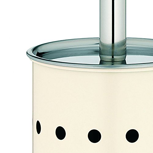 KELA 22527 WC-Bürste und Behälter, WC-Garnitur, Metall, Sable, Beige - 2