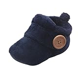 ❤❤El paquete incluye:1 par Bebé niña niño botines suaves botas de nieve bebé niño recién nacido zapatos de calentamiento