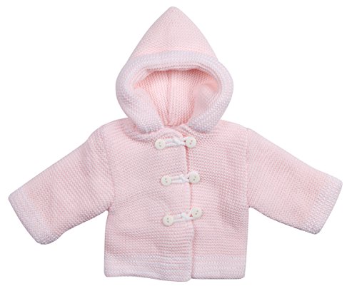 BABYTOWN Baby Boys Girls Chunky Pram Coat Cardigan Hooded Button Up Newborn
