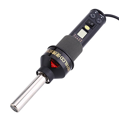 Yosoo 450W 220V Profi LCD Heißluftpistole Heißluftgebläse Heißluftfön Heißluft Löten - 4