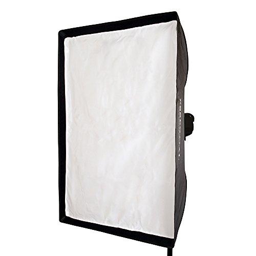 80x120cm 3x4ft Rectangle Softbox Studio Photo Shooting Diffuser Box Soft Lightbox Broncolor Mount for Portrait Product Photography Video Recording Siros Pulso Broncolor B (80x120cm No Grid)
