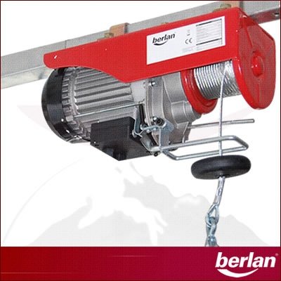 Berlan Seilhebezug – 300/600kg – 950 Watt - 5