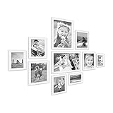 10 MARCOS DE MDF de la Photolini Basic Collection para COLOCAR o COLGAR