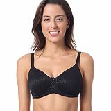Delimira Women's Jacquard Non-Padded Underwired Minimizer Bra Full Figure Support