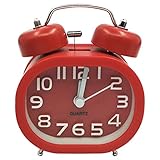 TRAGBARER WECKER -- Batteriebetriebener Wecker, Sie können ihn überall platzieren.