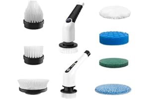 Coovee Spazzola elettrica per la pulizia della spazzola elettrica sostituibile, 7 in 1, spazzola di ricambio extra 2023, spazzola per la pulizia senza fili