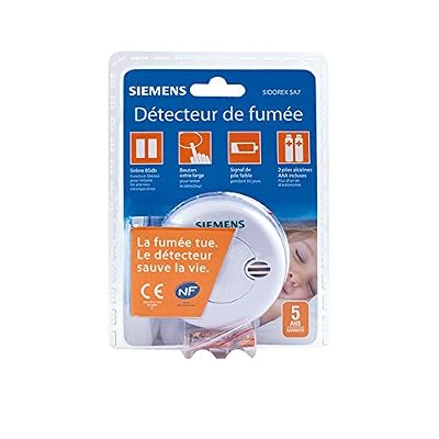 siemens - Détecteur de fumée NF Autonomie 1 an - Garantie 5 ans SIDOREX SA7