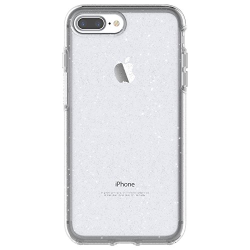 OtterBox Symmetry Clear - Funda protecci  n transparente para iPhone 7 Plus 8 Plus Stardust  purpurina 