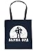 Produktbild Stoffbeutel/Tasche/Sprüche-Tasche Thema Familie/Opa: Alpha Opa - geniale Geschenkidee