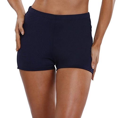 Attraco Damen Schwimmen Badehose Badeshorts Schwimmshorts Hotpants Wassersport UV-Schutz - 4