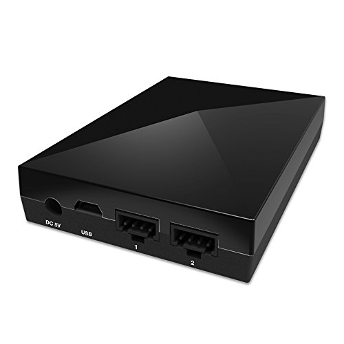 NXZT - Controlador de iluminaci  n HUE  con Tiras led RGB  AC-HUEPS-M1   Color Negro