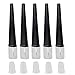 Black Transparent 6ml Empty Plastic Eye Gloss Liquid Bottle Eyeliner Vials Eyelash Glue Tube Pack of 5
