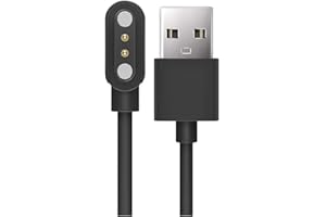 ALIWISDOM Alwisdom Universal Smartwatch Cable de Carga Magnético, Universal Smartwatch Accesorios USB 2 Polos Magnético Cargador para Smart Watch/Fitness Tracker, Compatible Pitch 2,5 mm - 3 mm
