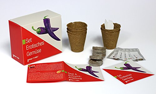 Set Erotisches Gemüse – die ausgefallene Geschenkidee: Selbst säen, züchten und ernten – bringt Farbe in die Küche. - 2