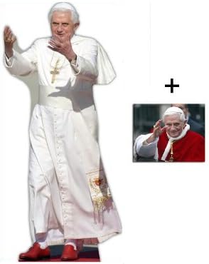 *FAN PACK* - THE POPE (BENEDICT XVI) - LIFESIZE CARDBOARD CUTOUT / STANDEE / STANDUP - INCLUDES 8x10" (25x20cm) STAR PHOTO - FAN PACK #129