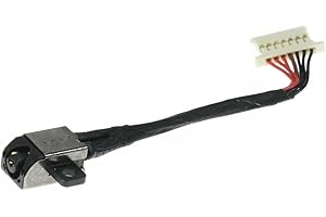 LPUK DC Power Jack, Charging Port for Dell Inspiron 13 5370, P87G, P87G001 Vostro 5370, P87G, P87G001, 5471, P88G, P88G001 p/n: CN-0TV8K5, TV8K5, 0TV8K5
