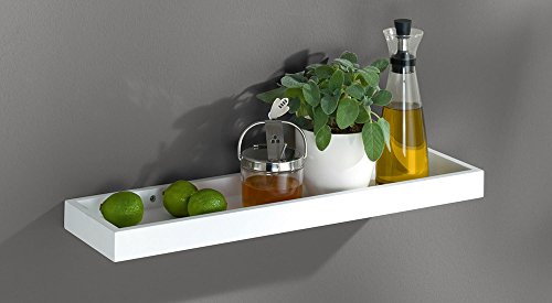 Wandboard / Wandregal LOGGIA | 80x15x4 cm – weiß - 2