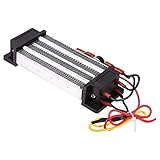 Aplicación: Inicio Wnuanjun, AC 220V 500 W de Alta Potencia eléctrica de cerámica termostática PTC Elemento Calentador Herramienta de calefacción (Color : Black)
