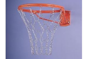 ARTIST UNKNOWN Metall Basketballnetz,verzinktes Metallnetz Ketten Netz (Lieferung aus D) gut 800 Gramm