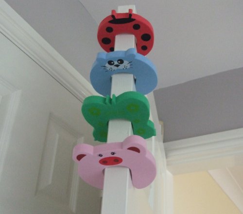 Preisvergleich Produktbild Set von 4 Animal Türstopper, Finger Pinch, Sicherheit Guard, Helfer, Finger Energieersparnis