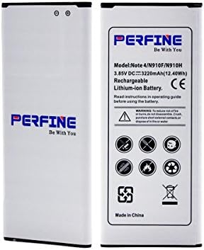 Samsung Galaxy Note4 3220 mAh Perfine Replacement Battery for Galaxy Note 4 N910/ N910F/ N910H Li-ion Battery with NFC