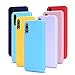 Produktbild SpiritSun 7 x Hülle für Huawei P20 Silikonhülle, Ultra Dünn Handyhülle Weich Flexibel TPU Silikon Schutzhülle Kratzfest Stoßfest Bumper Case Backcover - 7 Farben