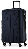 hartschalenkoffer handgepäck FÜR DEN KURZURLAUB: Der mittelgroße Reisekoffer (66 x 44 x 27 cm / Außenmaße inkl. Rollen und Griff) ist ideal für den EINWÖCHIGEN URLAUB, aber auch für BUS- oder BAHNFAHRTEN geeignet.