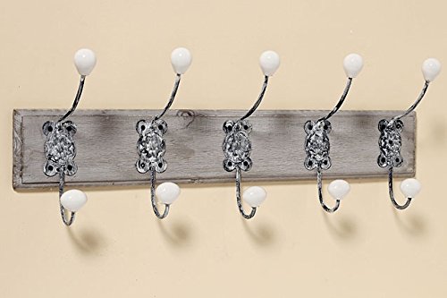 Garderobenleiste Nostalgie Shabby mit 5 Haken