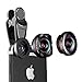 Produktbild BESTSUGER Telefon Kamera Lens, 3-In-1 linsen Set, 0.6X Distortion-Free Wide-Angle + 15X Macro + 198 ° Hd Fisheye Lens für Smart Phone