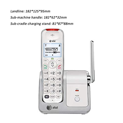 DHLIZI Festnetztelefon Digitales Schnurlostelefon Drahtloses Festnetz Festnetz Festnetz Einzelgerät Business-Office-Telefon Ältere Mobiltelefone (Farbe : B)