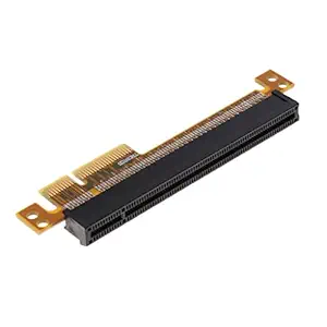 EDASH 1Piece PCI-E PCI-Express 4X to 16X Riser Extension Card Graphic Card Slot Converter