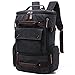 Produktbild Tole Rucksack Männer Laptop Rucksack 15 Zoll Rucksack Leinwand Schultasche Reiserucksäcke Für Teenager Männlichen Notebook Rucksack Computer Rucksack Taschen, Schwarz
