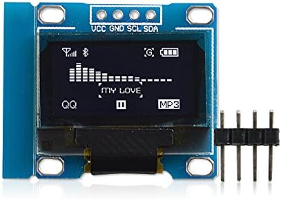 Neuftech 0.96 Inch Blue I2C IIC OLED Moudle Serial 128x64 OLED LCD LED Display Module for Arduino (Blue)