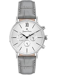 g4200 – 50 A6 Gaspard Sartre L 'imposante Multifunction Steel Silver Leather Grey