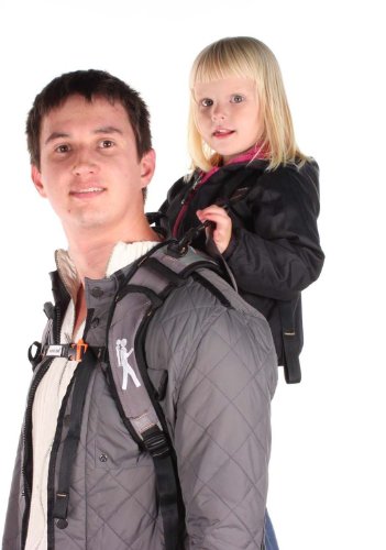 The Piggyback Rider Standing Child Carrier - NOMIS Basic Model - Black