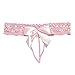 Produktbild Sexy Rosa String Slip V-String mit Schleife neu