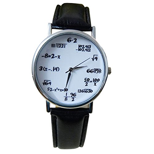 Unisex Armbanduhr Mathe Formeln Physik Wurzel Hipster Blogger Vintage silber schwarz weiß Unisex Armbanduhr Mathe Formeln Physik Wurzel Hipster Blogger Vintage silber schwarz weiß