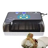 ▶ APLICACIóN GRANDE - esta incubadora puede incubar pollos, patos, palomas,codorniz, la mayoría de los huevos de aves y reptiles, También es adecuada para el hogar, la educación y la observación de laboratorio. Especialmente adecuado para mostrar a sus hijos o estudiantes cómo se incuba un huevo.