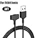 Produktbild Fitbit Ionic Ladekabel, Ersatz USB Charger Kabel Adapter für Fitbit Ionic Smart Watch Zubehör Schwarz, 3 Füße, nicht Fitbit Ladegerät 2 / Fitbit Alta / Fitbit Blaze / Fitbit Flex 2